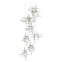 Tura 9-Light Frosted Glass Pendant
