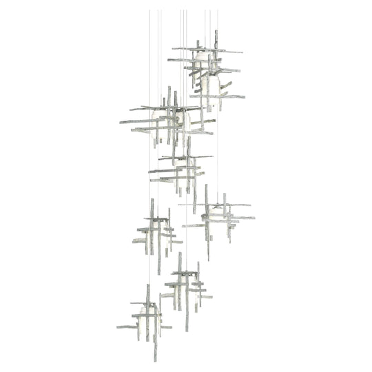 Tura 9-Light Frosted Glass Pendant