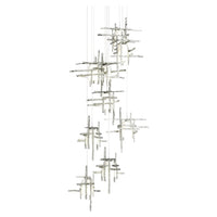 Tura 9-Light Frosted Glass Pendant