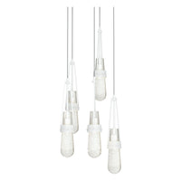 Link 5-Light Blown Glass Pendant