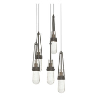 Link 5-Light Blown Glass Pendant