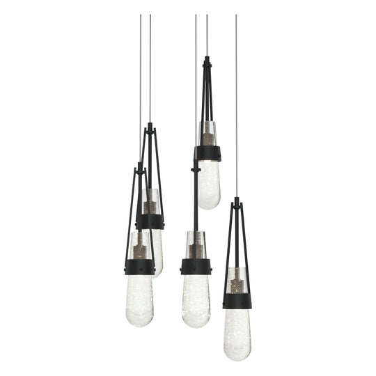 Link 5-Light Blown Glass Pendant
