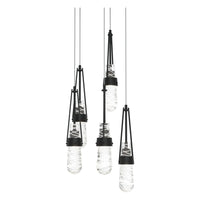 Link 5-Light Blown Glass Pendant