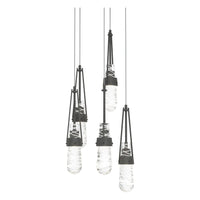 Link 5-Light Blown Glass Pendant