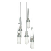 Link 5-Light Blown Glass Pendant