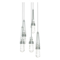 Link 5-Light Blown Glass Pendant