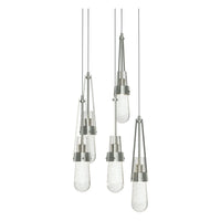 Link 5-Light Blown Glass Pendant