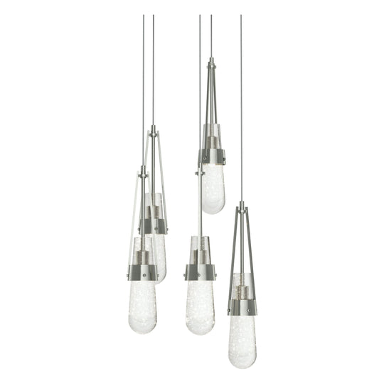 Link 5-Light Blown Glass Pendant