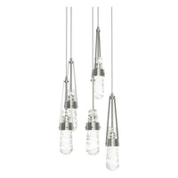 Link 5-Light Blown Glass Pendant