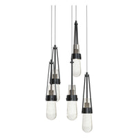 Link 5-Light Blown Glass Pendant