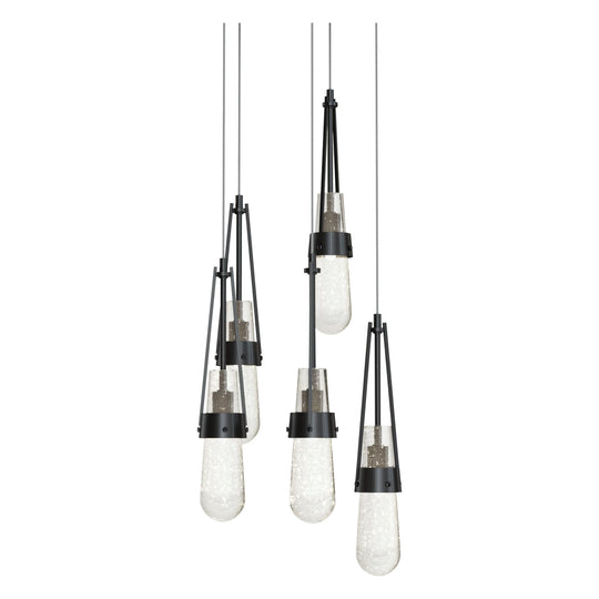 Link 5-Light Blown Glass Pendant