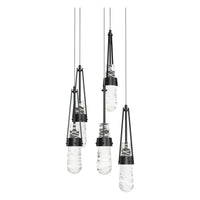 Link 5-Light Blown Glass Pendant