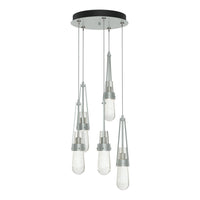 Link 5-Light Blown Glass Pendant