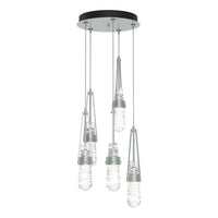 Link 5-Light Blown Glass Pendant