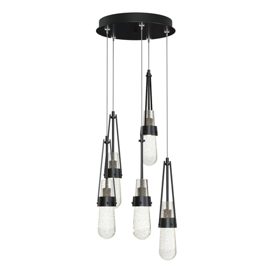 Link 5-Light Blown Glass Pendant