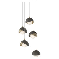 Brooklyn 5-Light Double Shade Pendant