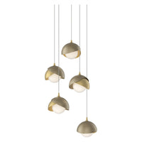 Brooklyn 5-Light Double Shade Pendant