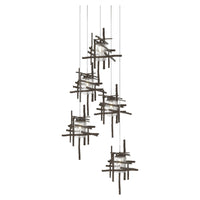 Tura 5-Light Seeded Glass Pendant