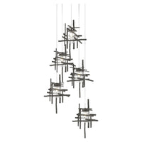 Tura 5-Light Seeded Glass Pendant