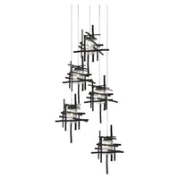 Tura 5-Light Seeded Glass Pendant