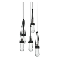Link 5-Light Clear Glass Pendant