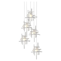 Tura 5-Light Frosted Glass Pendant