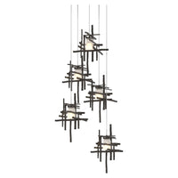 Tura 5-Light Frosted Glass Pendant