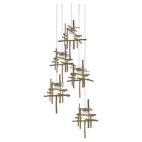 Tura 5-Light Frosted Glass Pendant