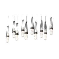 Link 10-Light Blown Glass Pendant