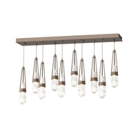 Link 10-Light Blown Glass Pendant
