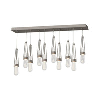 Link 10-Light Blown Glass Pendant