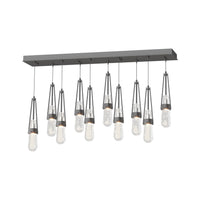 Link 10-Light Blown Glass Pendant