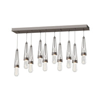 Link 10-Light Blown Glass Pendant