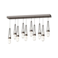 Link 10-Light Blown Glass Pendant