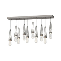 Link 10-Light Blown Glass Pendant