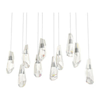 Luma 10-Light Large Crystal Pendant