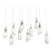 Luma 10-Light Large Crystal Pendant