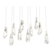 Luma 10-Light Large Crystal Pendant