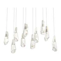 Luma 10-Light Large Crystal Pendant