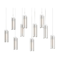 Exos Glass 10-Light Pendant