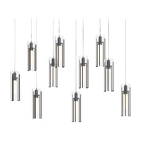 Exos Glass 10-Light Pendant