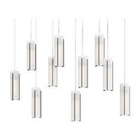 Exos Glass 10-Light Pendant