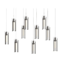 Exos Glass 10-Light Pendant