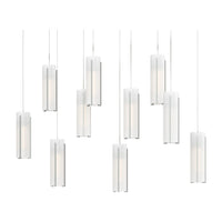 Exos Glass 10-Light Pendant