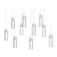 Exos Glass 10-Light Pendant