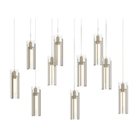 Exos Glass 10-Light Pendant