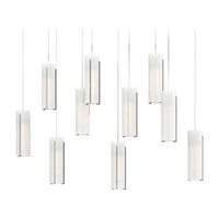 Exos Glass 10-Light Pendant