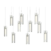Exos Glass 10-Light Pendant