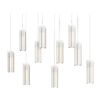Exos Glass 10-Light Pendant
