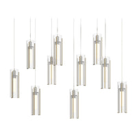 Exos Glass 10-Light Pendant